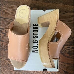 N.6 platform clogs NWT size 39